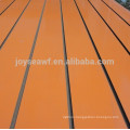 slotted mdf board /aluminum slatwall panel